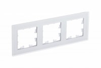 AtlasDesign рамки стекло белое