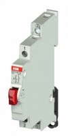 ABB E215-16-11C Кнопка без подсветки красная на DIN-рейку 2CCA703151R0001 фото