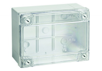 DKC Коробка ответвительная с гладкими стенками, прозрачная, IP56, 190х140х70мм 54120 фото