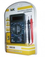 IEK Мультиметр цифровой Universal M838 TMD-2S-838 фото
