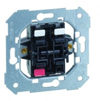 Simon 75 Мех Двухклавишный кнопочный выключатель на размыкание, 10А 250В, S82,82N,88 75395-39 фото