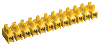 IEK Зажим винтовой ЗВИ-15 н/г 4,0-10мм2 (2 шт/блистер) желтые UZV7-015-06-2 фото