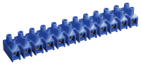 IEK  Зажим винтовой ЗВИ-20 н/г 4-10мм2 (2 шт/блистер)  синие UZV6-020-06-2 фото