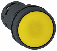 Schneider Electric XB7 Кнопка 22мм желтая с возвратом 1НО XB7NA81 фото