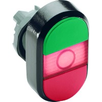 ABB MPD1-11R Кнопка двойная зеленая/красная, красная линза без текста 1SFA611130R1101 фото
