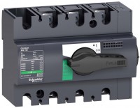 Schneider Electric Interpact INS/INV Выключатель-разъединитель 3P 100А рукоятка спереди 28908 фото