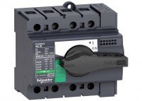 Schneider Electric Interpact INS/INV Выключатель-разъединитель 3P 63А рукоятка спереди 28902 фото