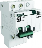DEKraft Дифференциальный автоматический выключатель 2Р 10А 30мА тип AC х-ка С ДИФ-101 4,5кА 15002DEK фото