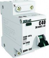 DEKraft Дифференциальный автоматический выключатель 1Р+N 6А 30мА тип AC х-ка С ДИФ-102 4,5кА 16001DEK фото