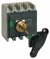 Schneider Electric Interpact INS/INV Черная Рукоятка выносная поворотная для выключателя-разъединителя INS320/630 31052 фото
