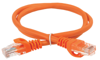 IEK ITK Коммутационный шнур (патч-корд), кат.5Е UTP, 1,5м, оранжевый PC07-C5EU-1M5 фото