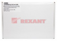 Удлинитель HDMI на 2 кабеля кат. 5е/6 (Передатчик+приемник) Rexant 17-6906 фото