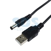 Кабель USB штекер - DC разъем питание 2,1х5,5 мм, длина 1,5 метра REXANT 18-0231 фото