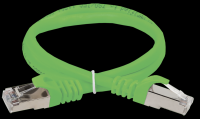 IEK ITK Коммутационный шнур (патч-корд), кат.5Е FTP, 1м, зеленый PC02-C5EF-1M фото