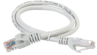 IEK  ITK Коммутационный шнур (патч-корд), кат.5Е UTP, 0,2м, серый PC01-C5EU-02M фото