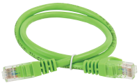 IEK ITK Коммутационный шнур (патч-корд), кат.5Е UTP, 2м, зеленый PC02-C5EU-2M фото