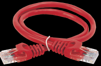 IEK ITK Коммутационный шнур (патч-корд), кат.5Е UTP, 2м, красный PC04-C5EU-2M фото