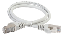 IEK ITK Коммутационный шнур (патч-корд), кат.5Е FTP, 0,5м, серый PC01-C5EF-05M фото