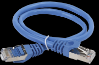 IEK ITK Коммутационный шнур (патч-корд), кат.5Е FTP, 0,5м, синий PC03-C5EF-05M фото