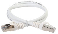 IEK ITK Коммутационный шнур (патч-корд), кат.5Е FTP, 1,5м, белый PC08-C5EF-1M5 фото