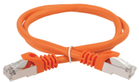 IEK ITK Коммутационный шнур (патч-корд), кат.5Е FTP, 1м, оранжевый PC07-C5EF-1M фото