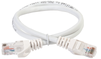 IEK ITK Коммутационный шнур (патч-корд), кат.5Е UTP, 1,5м, белый PC08-C5EU-1M5 фото