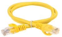 IEK ITK Коммутационный шнур (патч-корд), кат.5Е UTP, 2м, желтый PC05-C5EU-2M фото