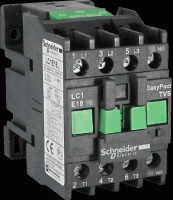 Schneider Electric EasyPact TVS TeSys E Контактор 3P 1НЗ 18А 400В AC3 220В 50Гц LC1E1801M5 фото