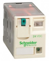 Schneider Electric Промежуточное реле Мини 4ПК,светодиод, слаботочные контакты, 24V DC RXM4GB2BD фото