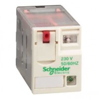 Schneider Electric Промежуточное реле Мини 4ПК,светодиод, слаботочные контакты, 230V пер ток RXM4GB2P7 фото
