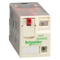 Schneider Electric Промежуточное реле Мини 4ПК,светодиод, слаботочные контакты, 24V AC RXM4AB2B7 фото