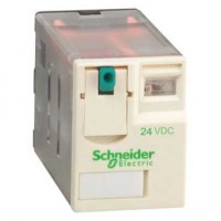 Schneider Electric Промежуточное реле Мини 4ПК,светодиод, слаботочные контакты, 24V DC RXM4AB2BD фото