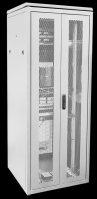 IEK LINEA N ITK 42U 800х800мм распашная перфорированная дверь, задняя перфорированная серый LN35-42U88-2PP фото