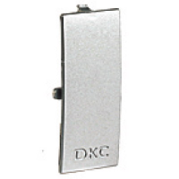 DKC Накладка на стык крышек 60 мм, цвет серый металлик 09504G фото