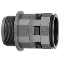DKC Муфта труба-коробка DN 10 мм, М16х1,5, полиамид, цвет черный PAM10M16N фото