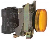 SE XB4 Лампа сигнальная желтая светодиодная 230В XB4BVM5 фото