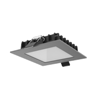 Varton Светодиодный светильник DL-03 квадратный встраиваемый 110x110x25 мм 12 Вт 4000 K IP54/IP44 RAL7045 серый муар V1-R0-H0354-10000-4401240 фото
