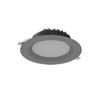 Varton Светодиодный светильник DL-01 круглый встраиваемый 190x70 мм 16 Вт 3000 K IP54 RAL7045 серый муар V1-R0-H0083-10000-4401630 фото