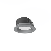 Varton Светодиодный светильник DL-Pro круглый встраиваемый 144x71 мм 20 Вт 4000 K IP65 диаметр монтажного отверстия 125-135 мм серый RAL7045 муар V1-R0-H0556-10000-6502040 фото
