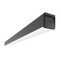 Varton Светодиодный светильник Q-80 подвесной/накладной 30 Вт 1473х80х80 мм 3000 K IP40 с рассеивателем опал RAL9005 черный матовый V1-R0-T0389-05000-4003030 фото