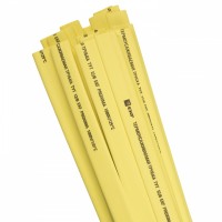 EKF PROxima Термоусаживаемая трубка ТУТ нг 10/5 желтая в отрезках по 1м tut-10-y-1m фото