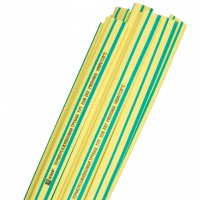 EKF PROxima Термоусаживаемая трубка ТУТ нг 10/5 желто-зеленая в отрезках по 1м tut-10-yg-1m фото