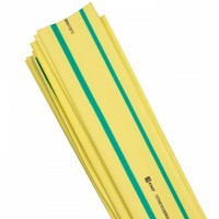 EKF PROxima Термоусаживаемая трубка ТУТ нг 20/10 желто-зеленая в отрезках по 1м tut-20-yg-1m фото