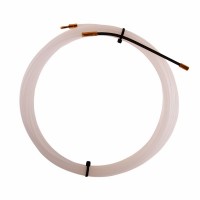 Протяжка кабельная (мини УЗК в бухте), 5м, нейлон, d=3мм, латунный наконечник, заглушка. Rexant 47-1005-1 фото