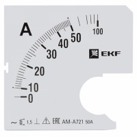 EKF Шкала сменная для A721 50/5А-1,5 PROxima s-a721-50 фото