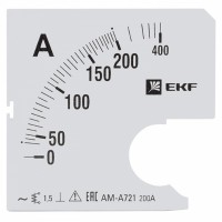 EKF PROxima Шкала сменная для A721 200/5А-1,5 s-a721-200 фото