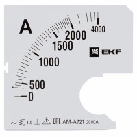 EKF Шкала сменная для A721 2000/5А-1,5 PROxima s-a721-2000 фото