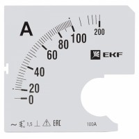 EKF Шкала сменная для A961 100/5А-1,5 PROxima s-a961-100 фото