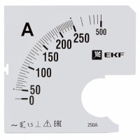 EKF Шкала сменная для A961 250/5А-1,5 PROxima s-a961-250 фото