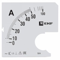 EKF PROxima Шкала сменная для A961 50/5А-1,5 s-a961-50 фото
